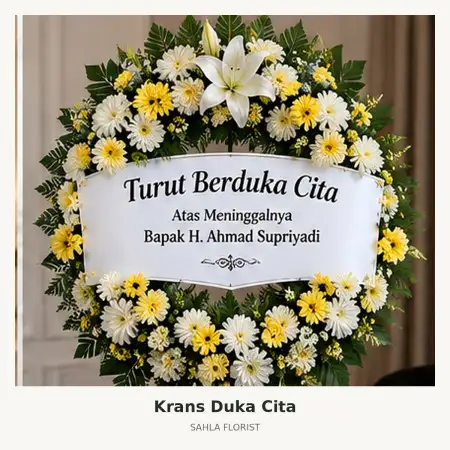 Krans Bunga Duka Biringkanaya